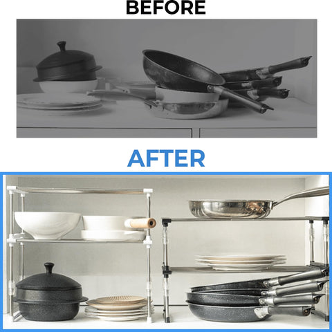 Carrotez estante de mostrador multipropósito para utensilios y libros de cocina.