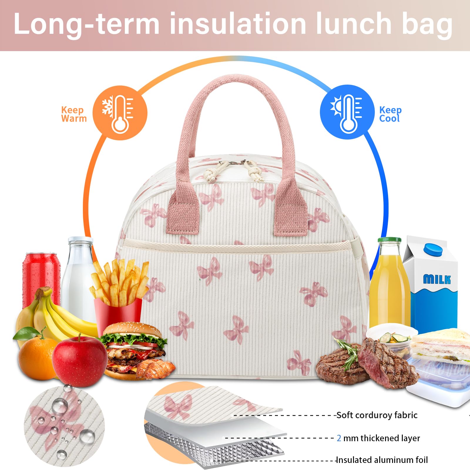 Carry Bloom lonchera bolsillo lateral para bebidas