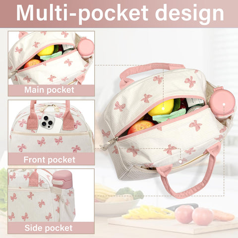 Carry Bloom lonchera gran capacidad para sándwiches, fruta y snacks