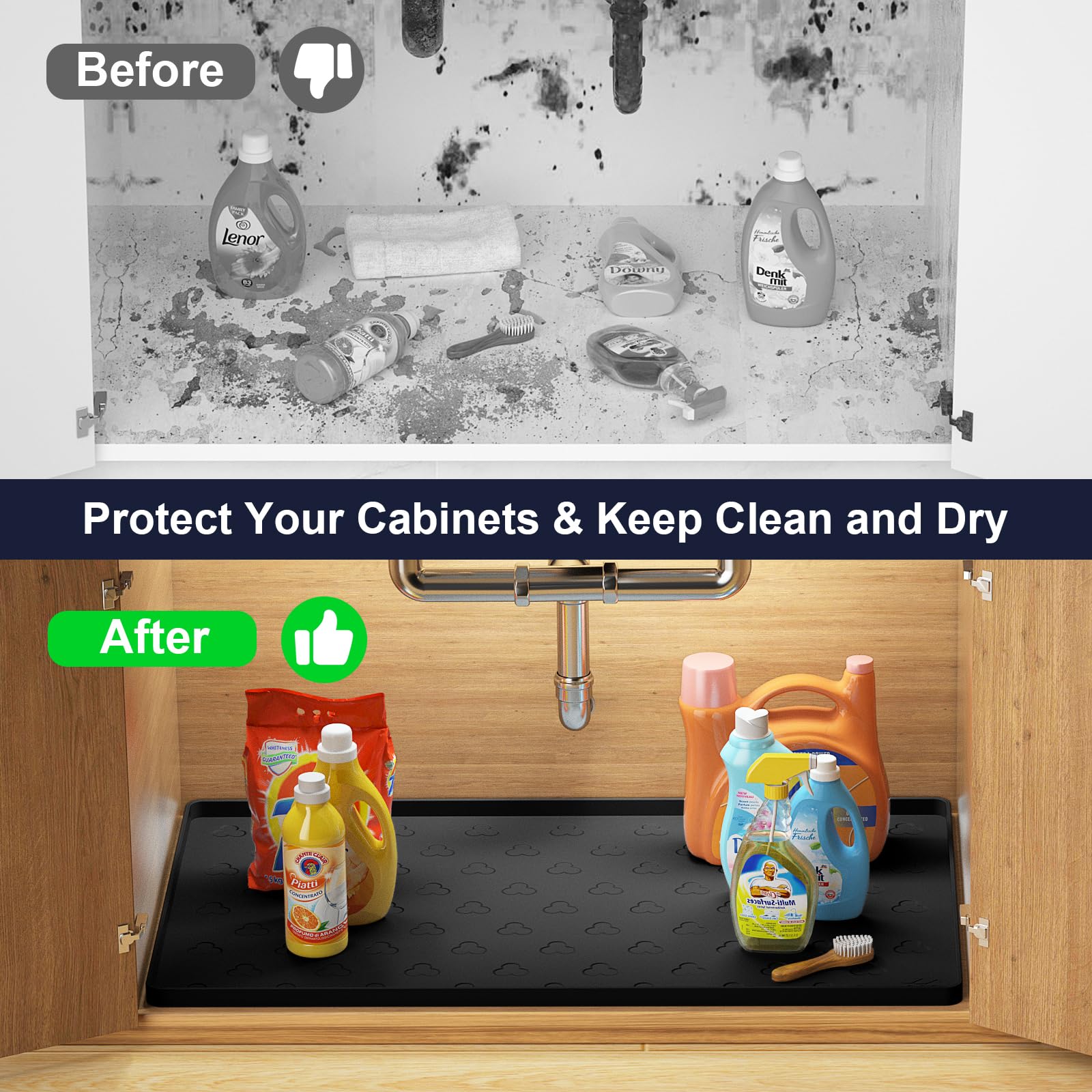 Carry360 silicona suave y flexible se adapta al interior del mueble.