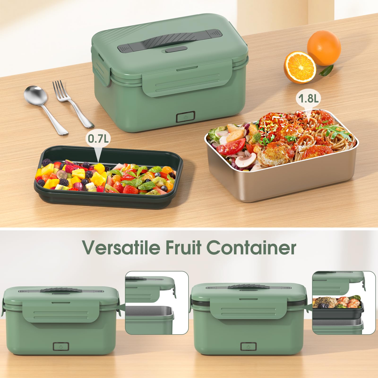 Carsolt bolsa térmica de aluminio facilita llevar la comida caliente.