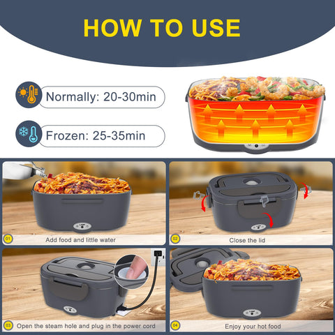 Carsolt lonchera eléctrica placa de aluminio para calentamiento rápido y uniforme