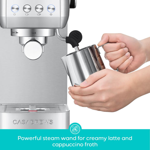 Casabrews 3700, motor de 1350 W para café rápido en casa.