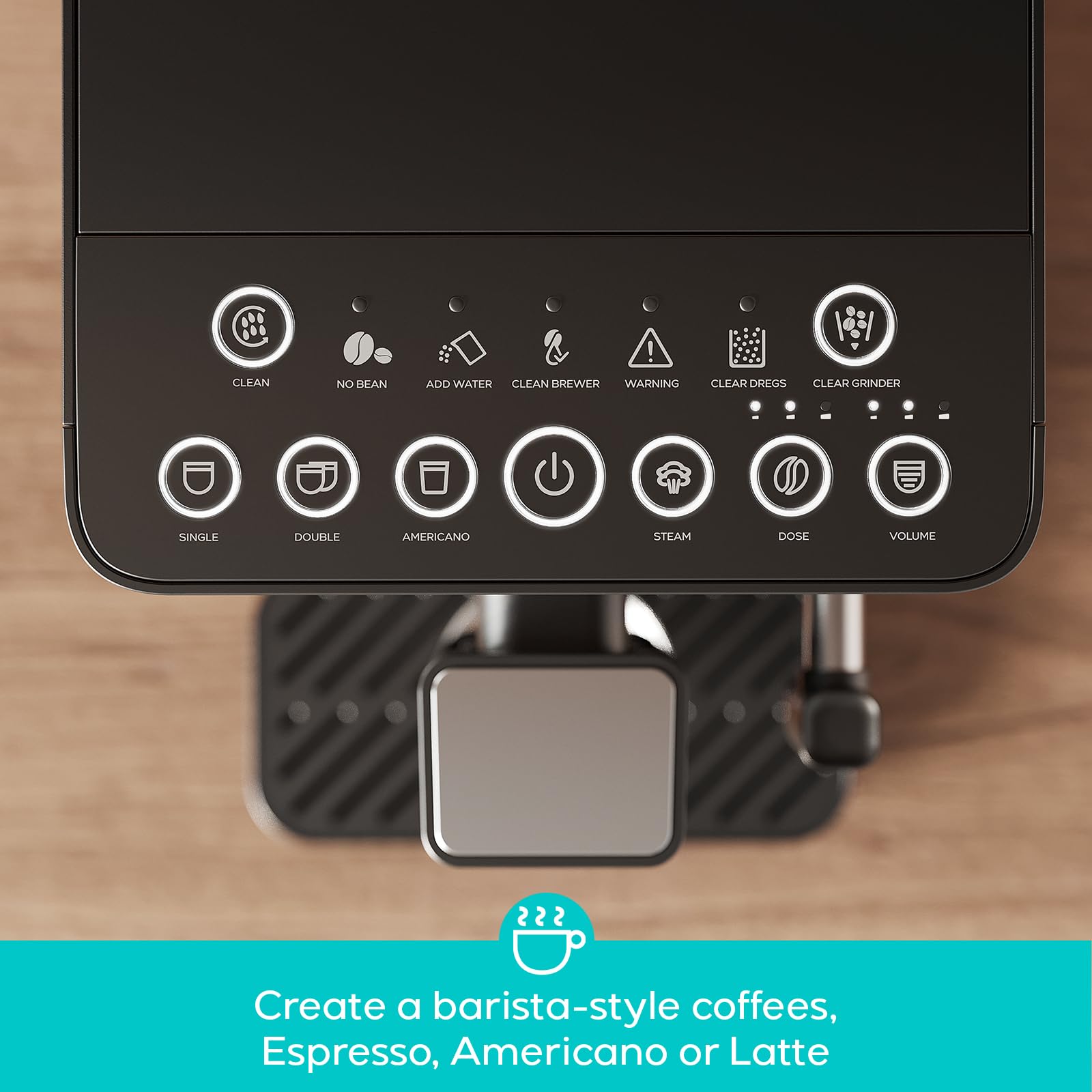 CASABREWS Acafe: dosis y volumen personalizables para tu bebida ideal.