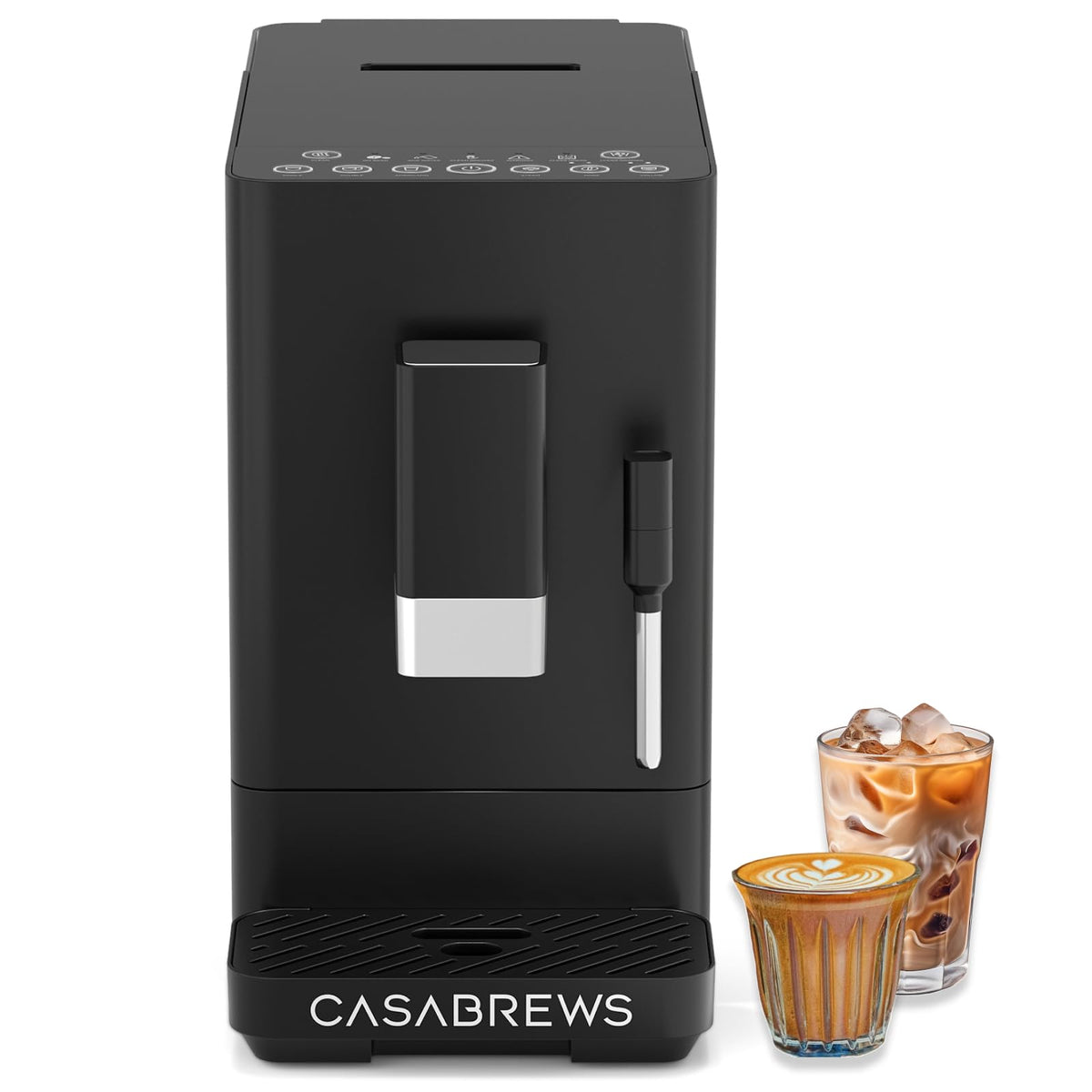 CASABREWS Acafe Automático con molinillo integrado para molienda precisa y sabor óptimo.
