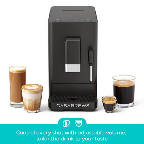 CASABREWS Acafe: pre-infusión para un sabor más equilibrado y aromático.