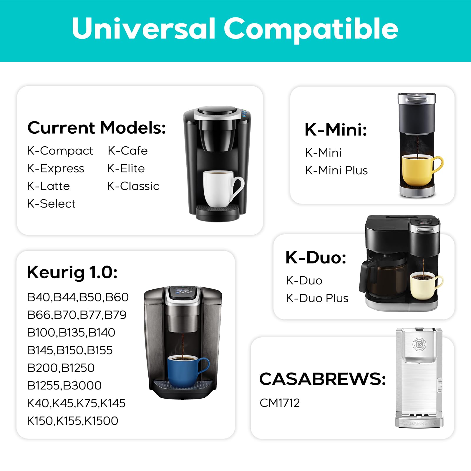 Filtro de acero inoxidable CASABREWS CASKF02, rendimiento duradero y sabor consistente