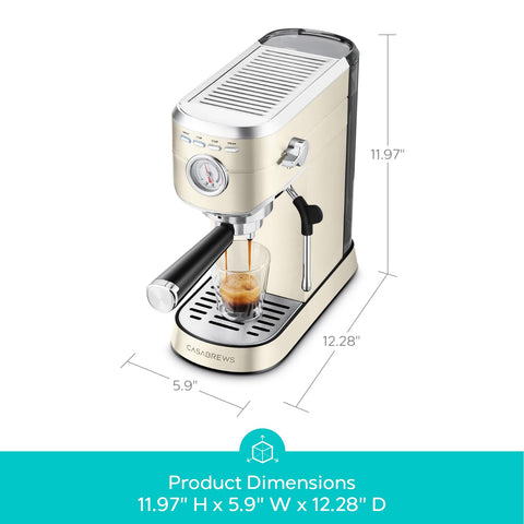 Arte con leche CASABREWS CM5418 para latte y cappuccino caseros.
