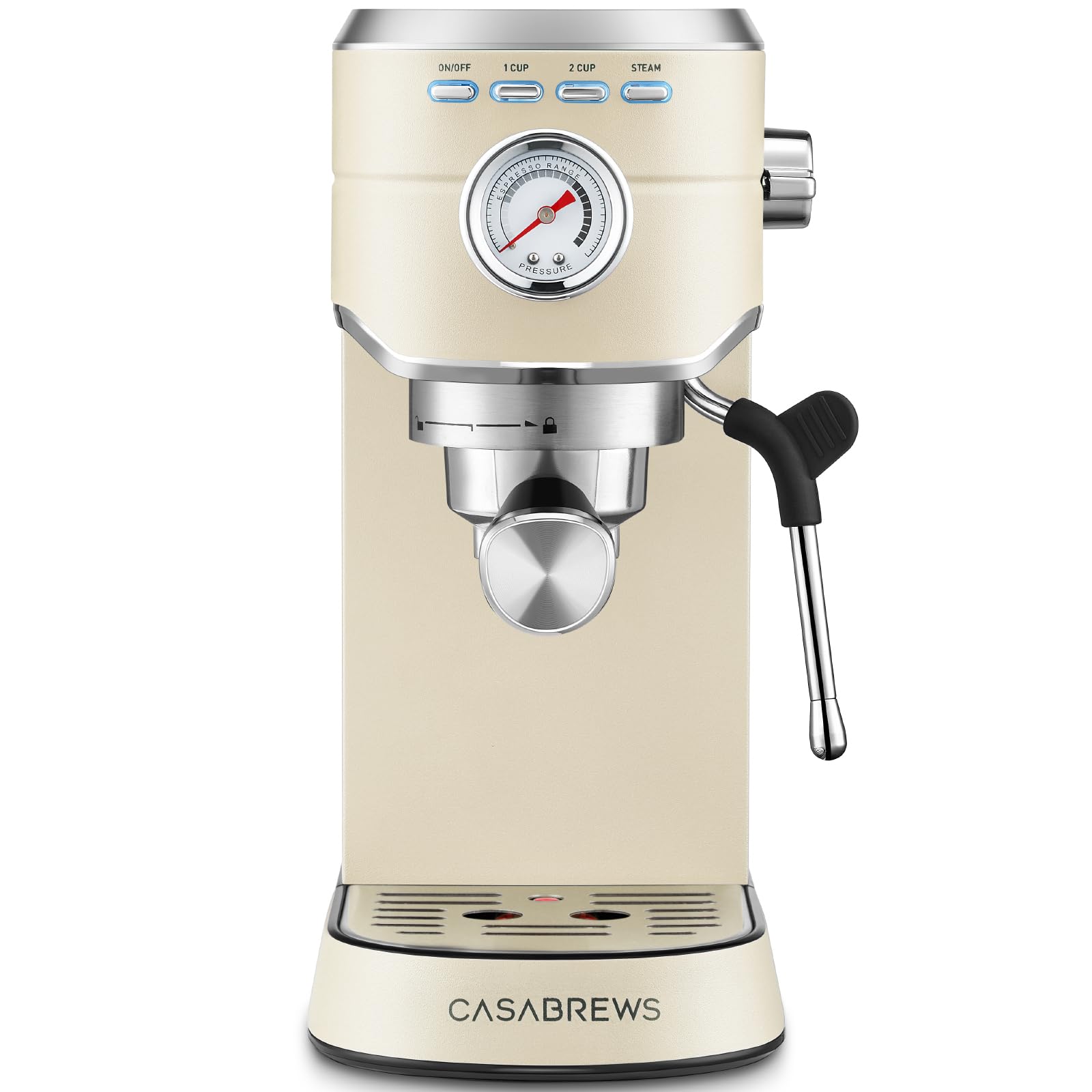 La máquina CASABREWS CM5418 espresso 20 bar brinda crema aromática en casa.