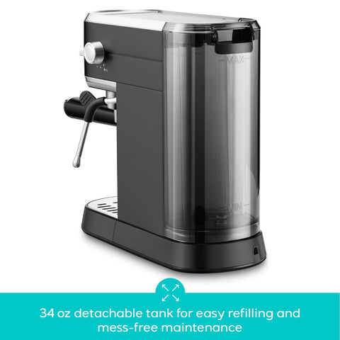 CASABREWS CM5418: portafiltro y tamper para preparaciones personalizadas.