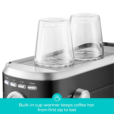 CASABREWS CM5418: tanque de 34 oz extraíble para recargas rápidas.