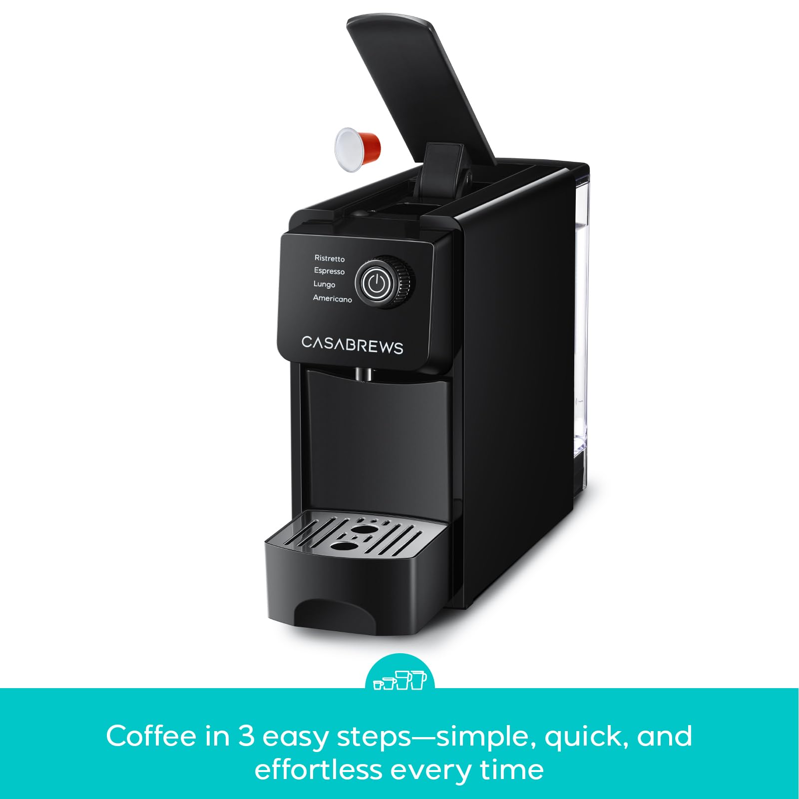 Cuatro tamaños de bebida para adaptar tu experiencia de café.
