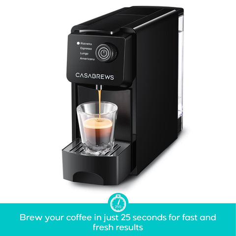 Casabrews CM7036E depósito de agua de 21 oz, uso cómodo.