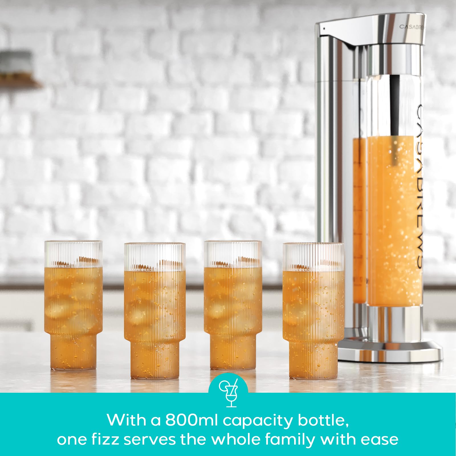 CASABREWS EDGE: carbonatación de zumos para bebidas más sabrosas en casa