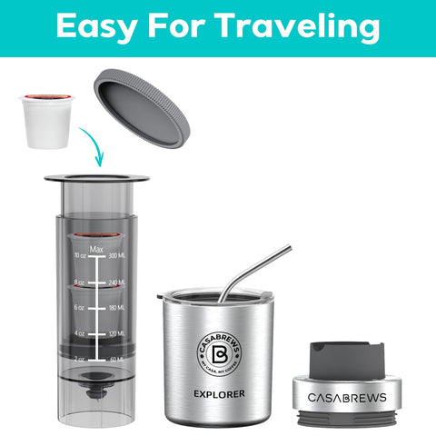 CASABREWS KP3000 kit de viaje completo para oficina, camping y más