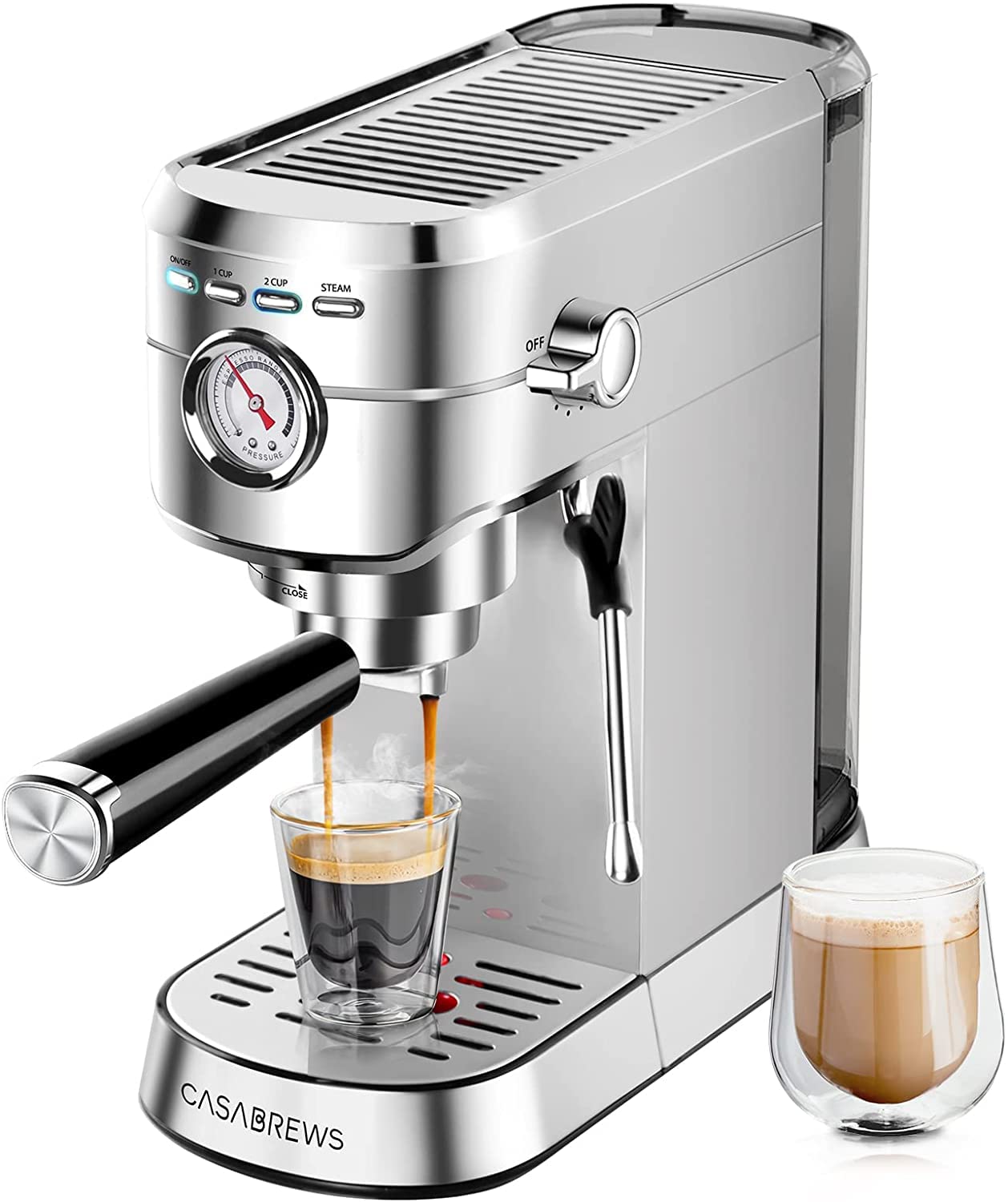 Diseño específico CM5418 de CASABREWS, garantiza compatibilidad y rendimiento en espresso.