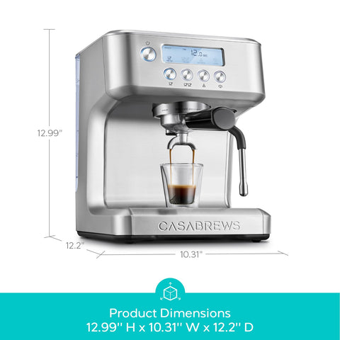 CasabREWS Ultra Espresso bomba de 20 bares para un espresso intenso