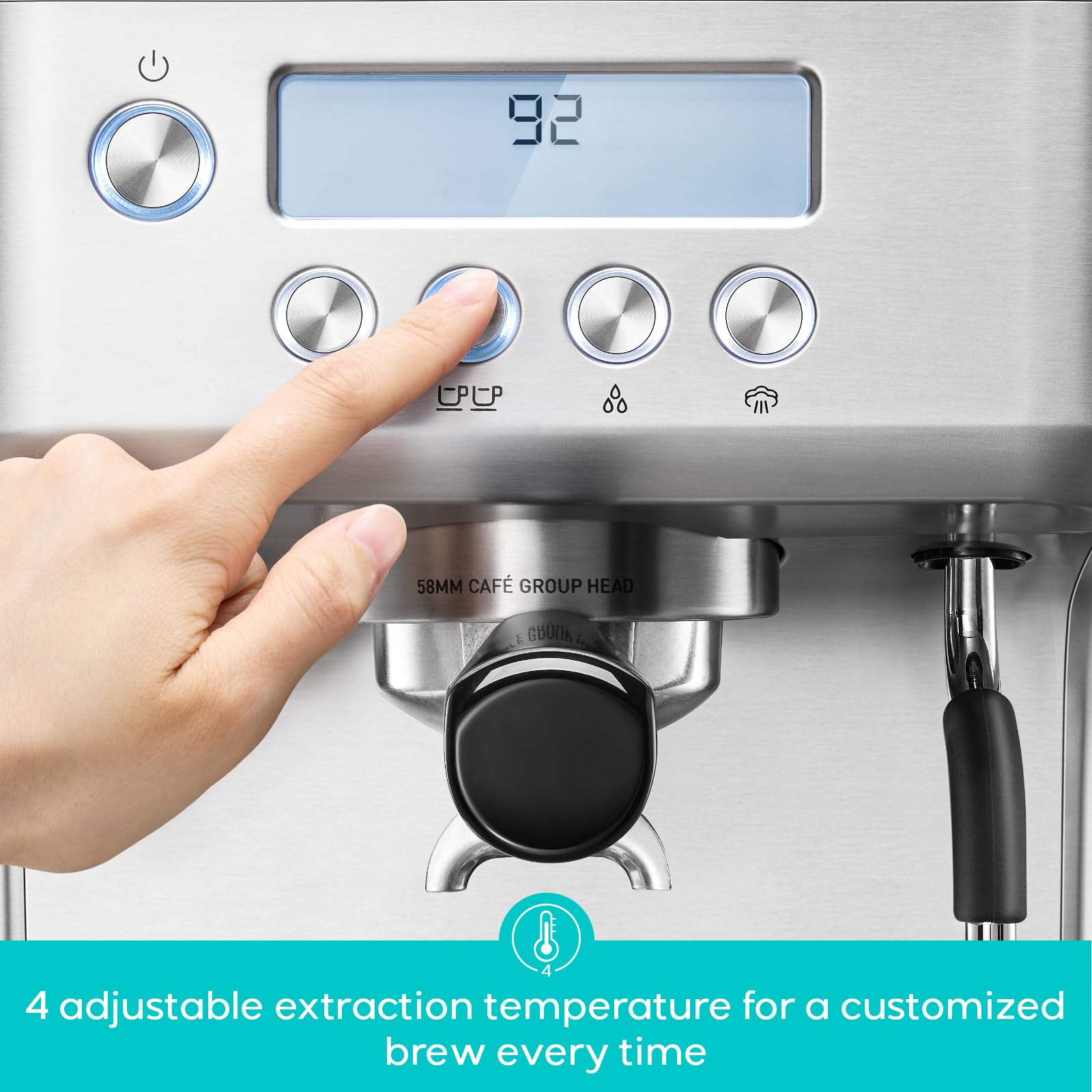 CasabREWS Ultra Espresso diseño en acero inoxidable para cocinas modernas