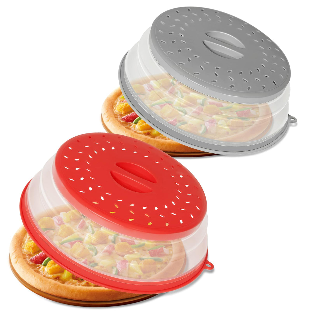 CasaCulina: cubierta microondas plegable de doble pack para proteger platos.