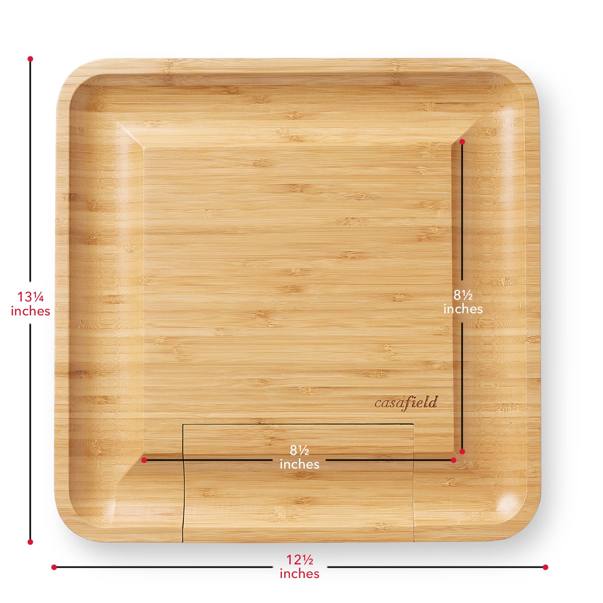 Cajón deslizante de Casafield guarda cuatro utensilios para queso
