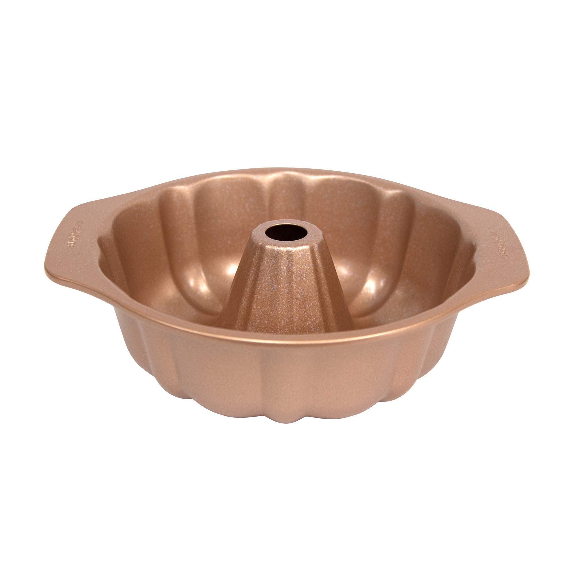 Casaware acabado rosa-oro granito añade estilo premium para repostería sofisticada