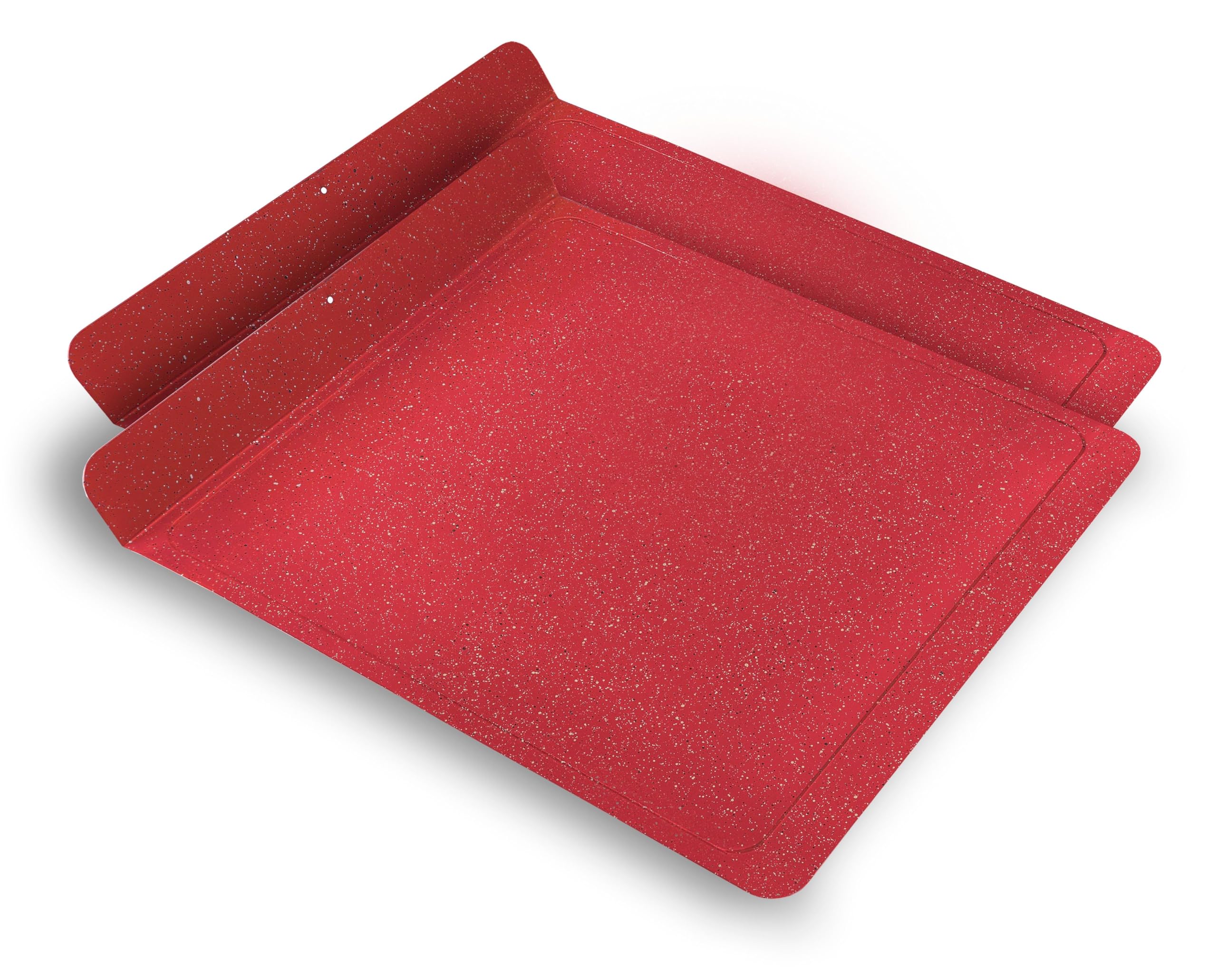 CasaWare mango ergonómico de 1.5 pulgadas facilita mover la bandeja.