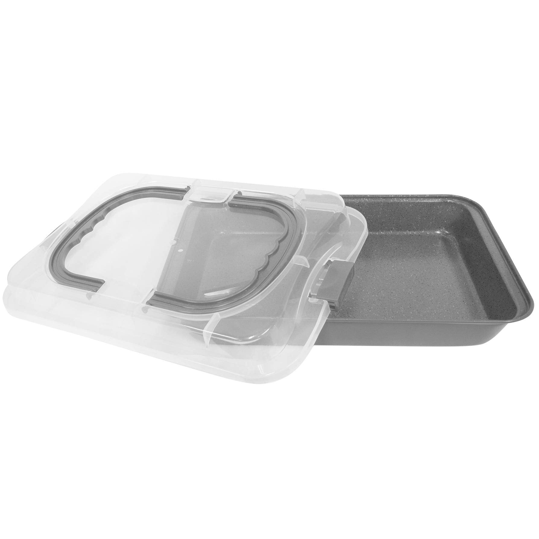 Casaware superficie cerámica granito plata antiadherente facilita desmolde.