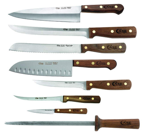 Case cuchillos cocina alta resistencia con acero inoxidable para uso diario duradero.