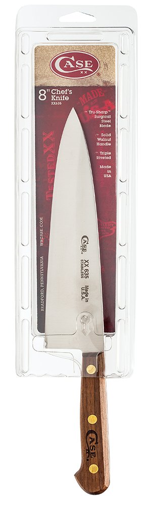 Case WR XX navaja chef; filo resistente para picado, rebanar y cortar con facilidad.