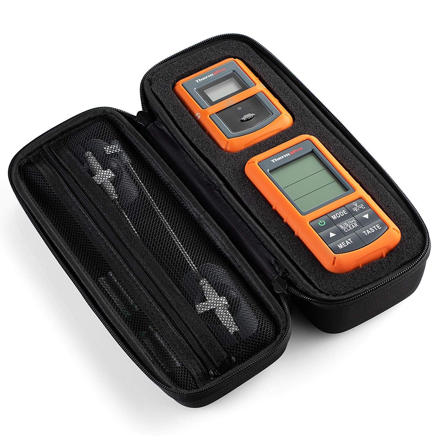 Caseling estuche duro para ThermoPro TP20/TP08B, protege golpes y arañazos durante viajes.