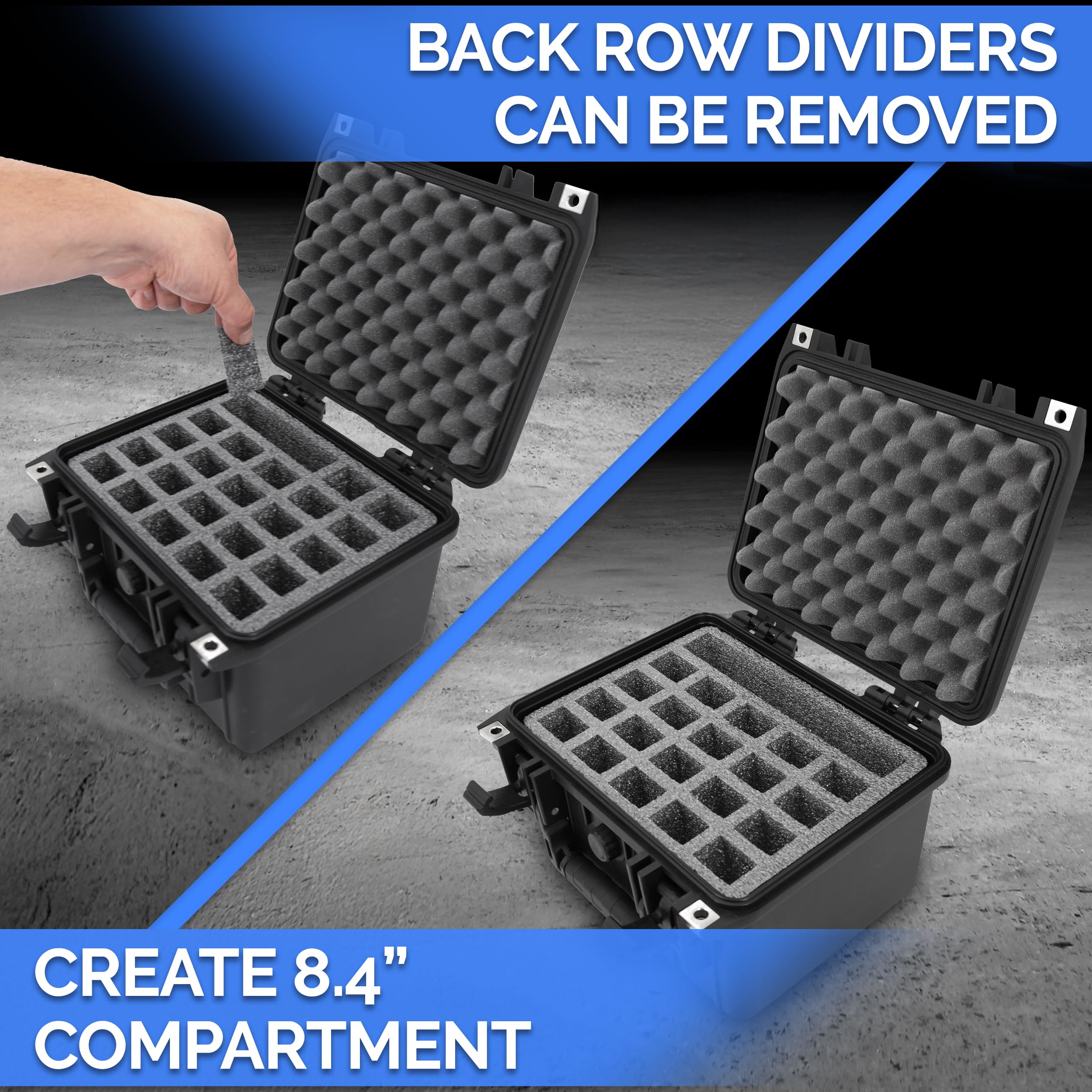 CASEMATIX dimensiones externas 10.9 in x 9 in x 7 in