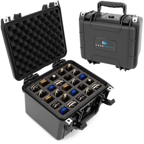 CASEMATIX estuche 25 cuchillos plegables para protección y organización