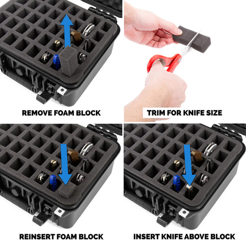 CASEMATIX exterior rígido impermeable protege contra impactos y salpicaduras.