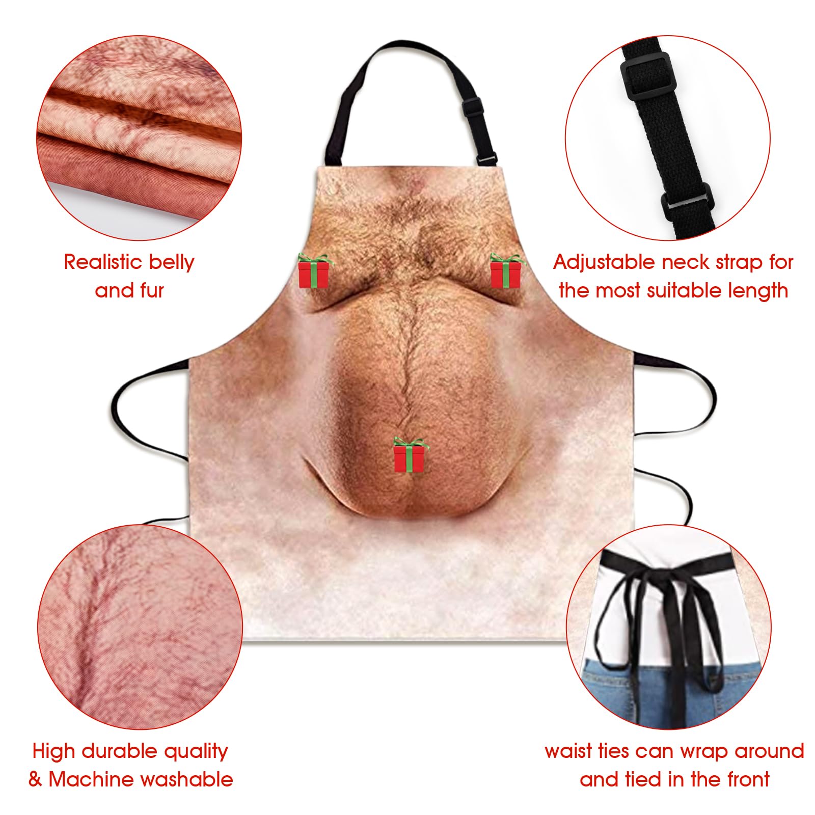CaseTank delantal con ajuste de cuello para mayor comodidad.