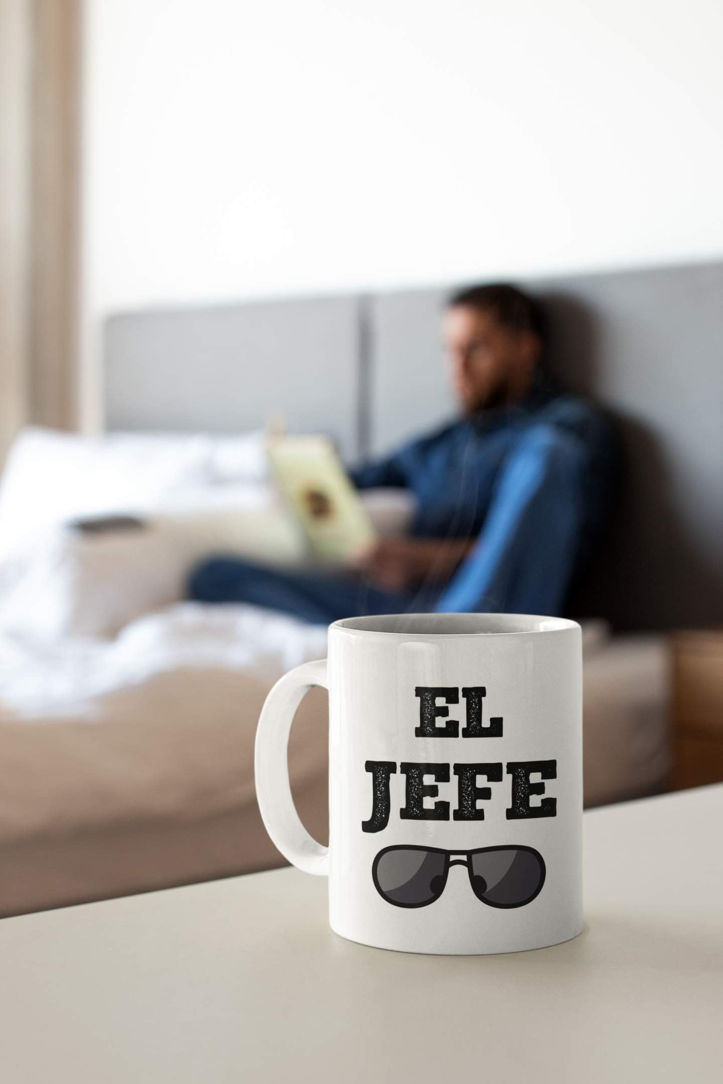 Casitika Taza El Jefe 11 onzas, regalo de oficina práctico para cualquier ocasión.