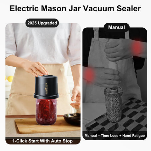 CASAORIGIN sellador Mason portátil sin cables para cocina