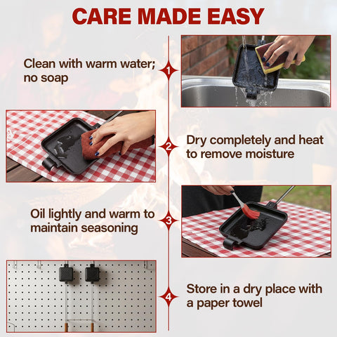 CASTIVO Prensa para pasteles en exterior, perfecto para cenas rápidas durante camping.