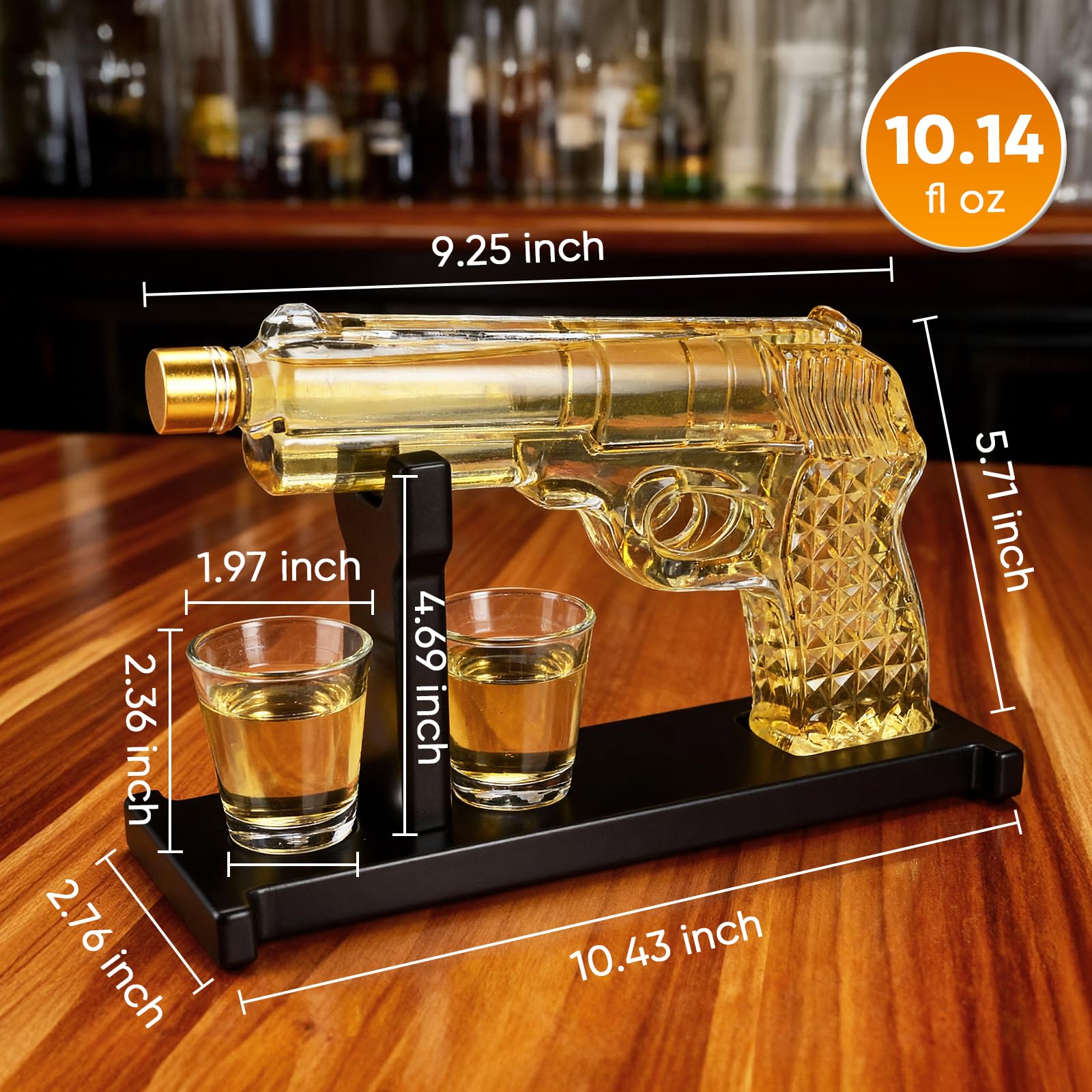 Casuenia vasos whisky 1.5oz, diseño elegante para servir