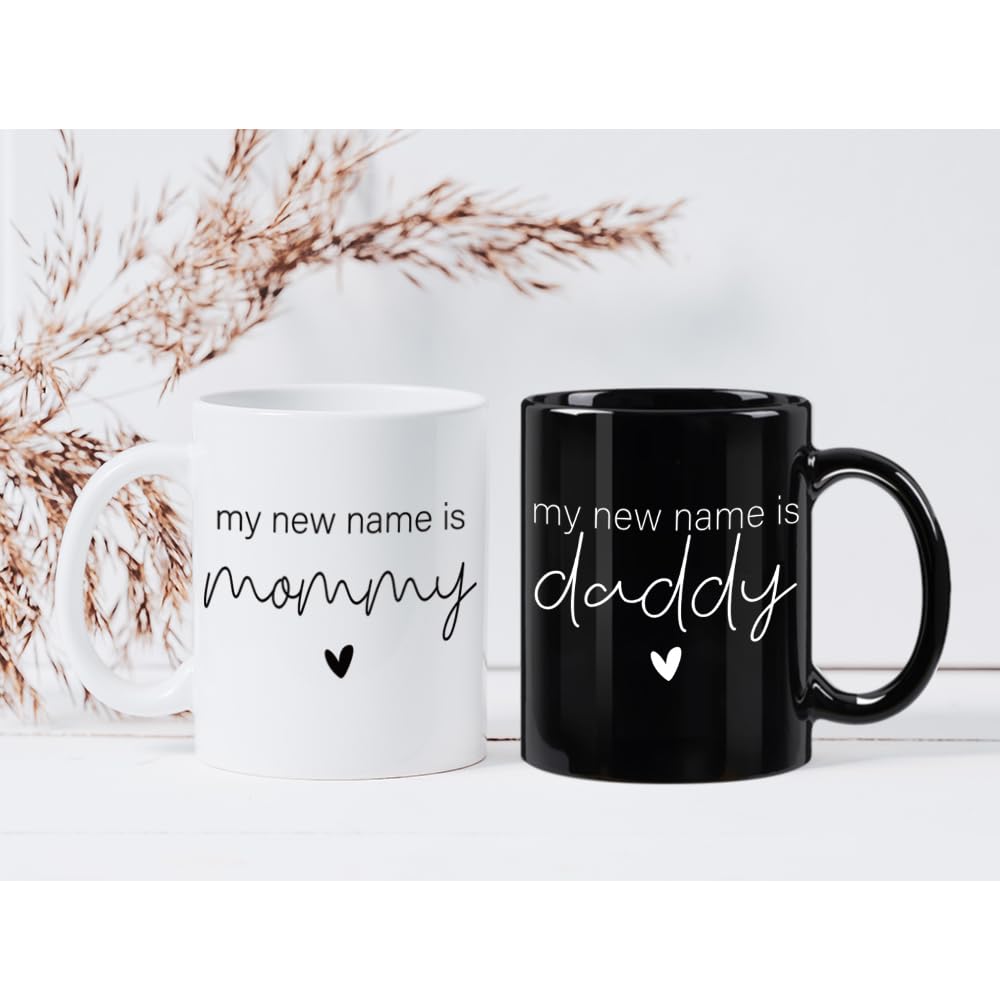 CATABUBU conjunto tazas regalo padres, regalo perfecto para celebrar el embarazo