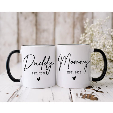 CATABUBU regalo de nacimiento, diseño de pareja, útil para café diario.