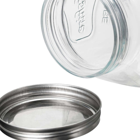 CATPOWER tarro cristal claridad sin plomo para ver ingredientes a simple vista