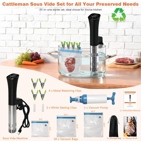 Estuche de almacenamiento CATTLEMAN CUISINE para ordenar el equipo.