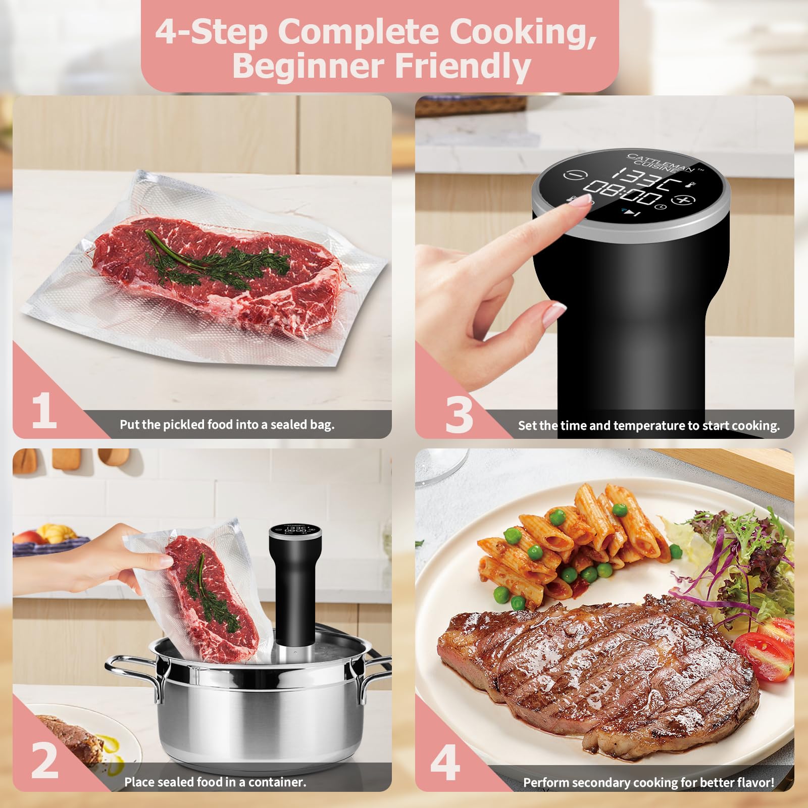 CATTLEMAN CUISINE diseño compacto y ligero para cocinas pequeñas