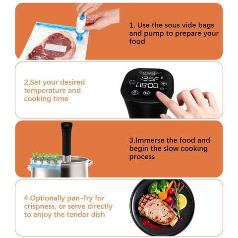 Diseño compacto y portable CATTLEMAN CUISINE para cocinar en casa o fuera.