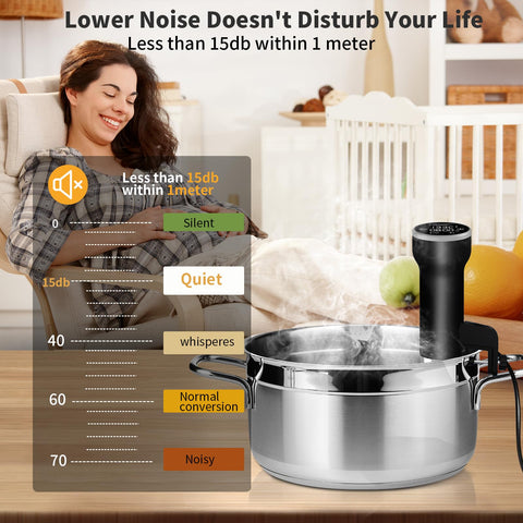 CATTLEMAN CUISINE Sous Vide funda de cocción para limpieza rápida y cocción estable.