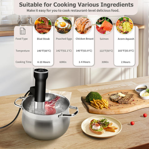 CATTLEMAN CUISINE Sous Vide con recetas en aplicación para cocinar sin complicaciones.