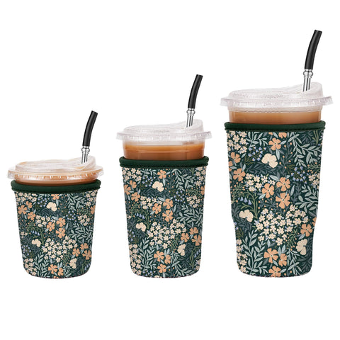 Cavllson funda neopreno floral 3pack protege la bebida y evita condensación