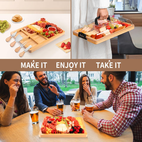 CAWIU kit de utensilios para queso, cuatro herramientas incluidas