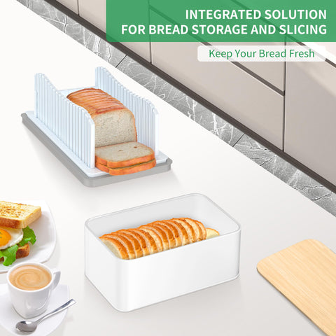 Cawiubread guía de corte ajustable para rebanadas uniformes y personalizables