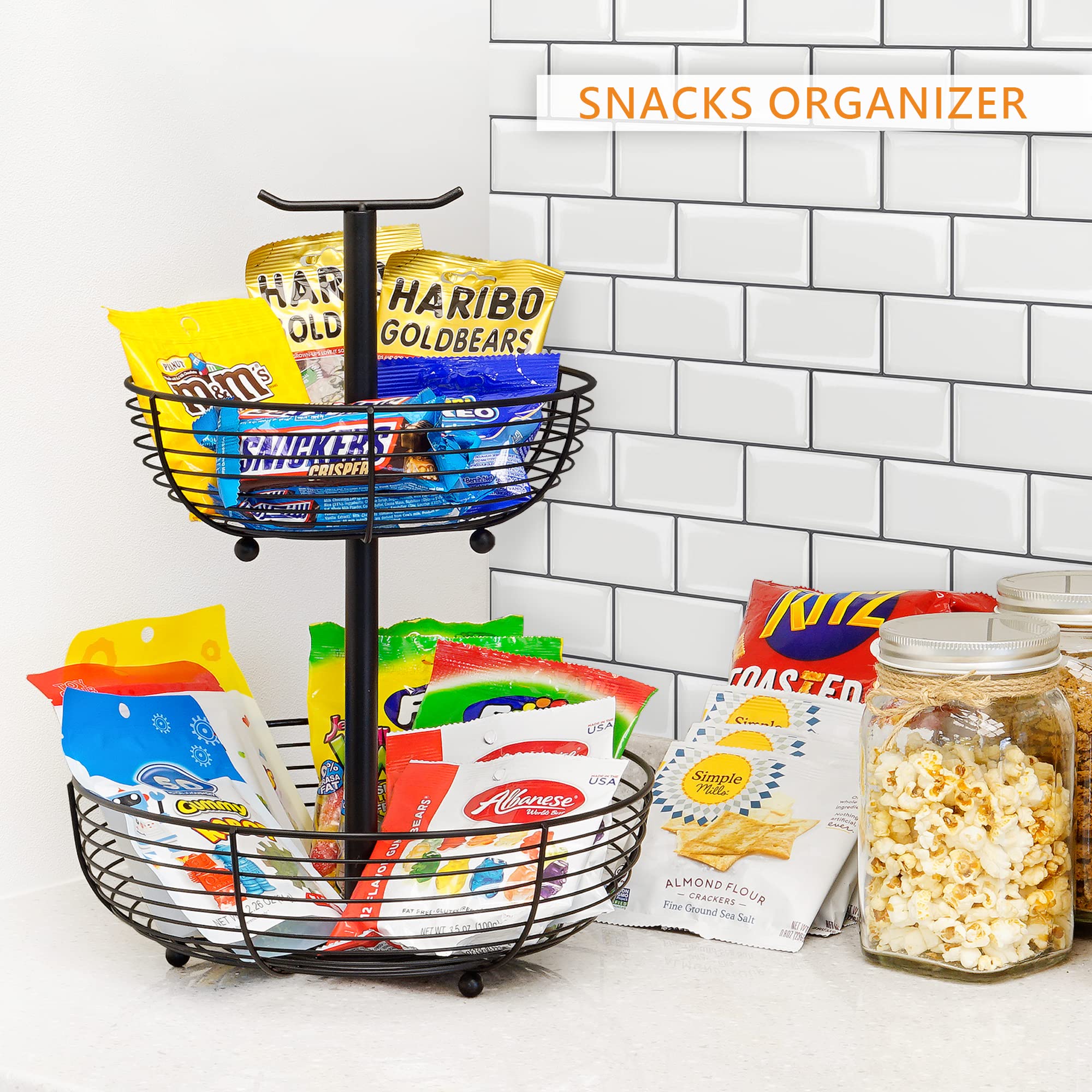 CAXXA: uso multifuncional para fruta y snacks en la mesa o barra.